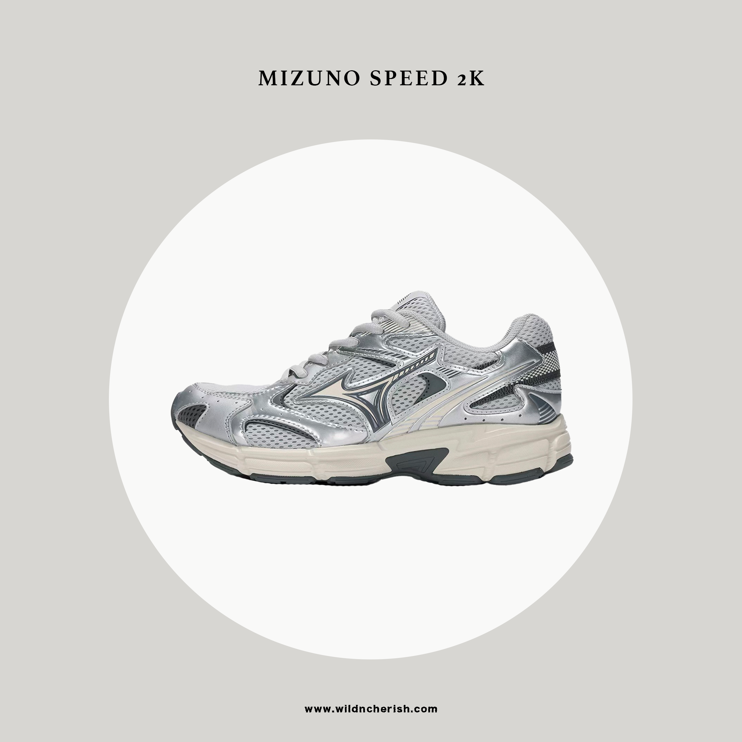 預訂 | Mizuno Speed 2K 深灰銀