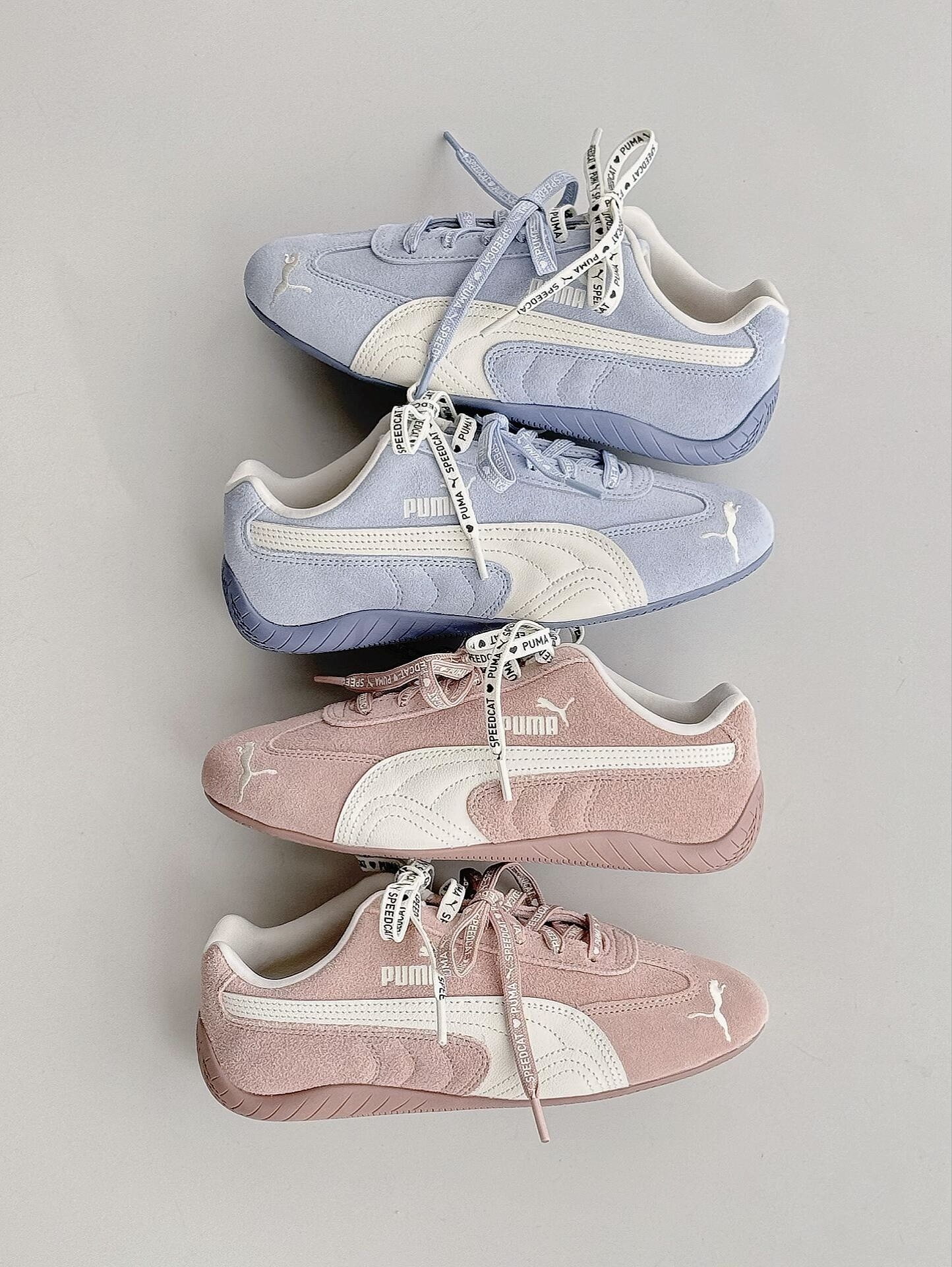 PUMA Speedcat 情人節限定 裸粉色 海鹽藍 麂皮 雙鞋帶 復古 賽車鞋 薄底鞋 408130/預購