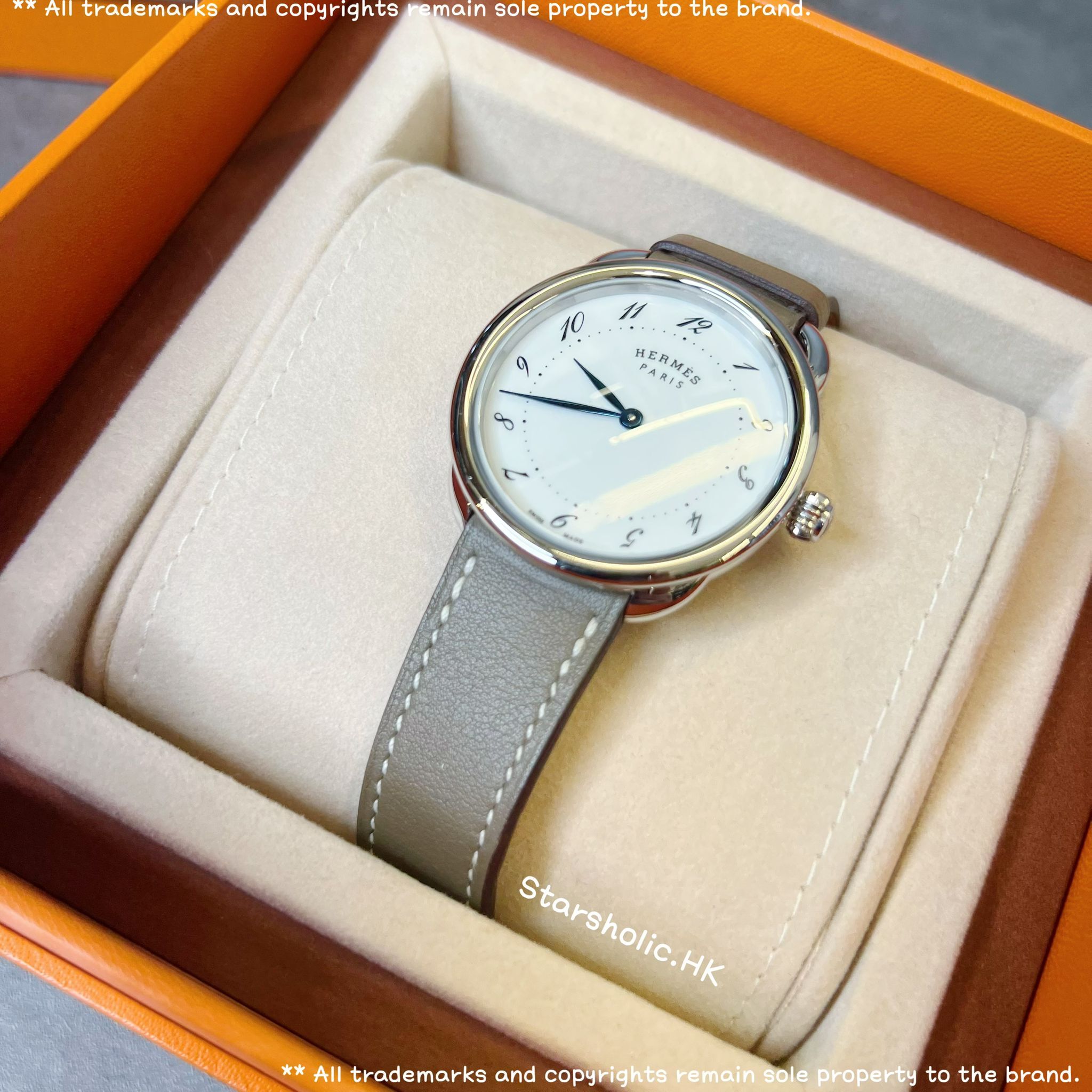 「SOLD」 HERMES Arceau Watch 36mm