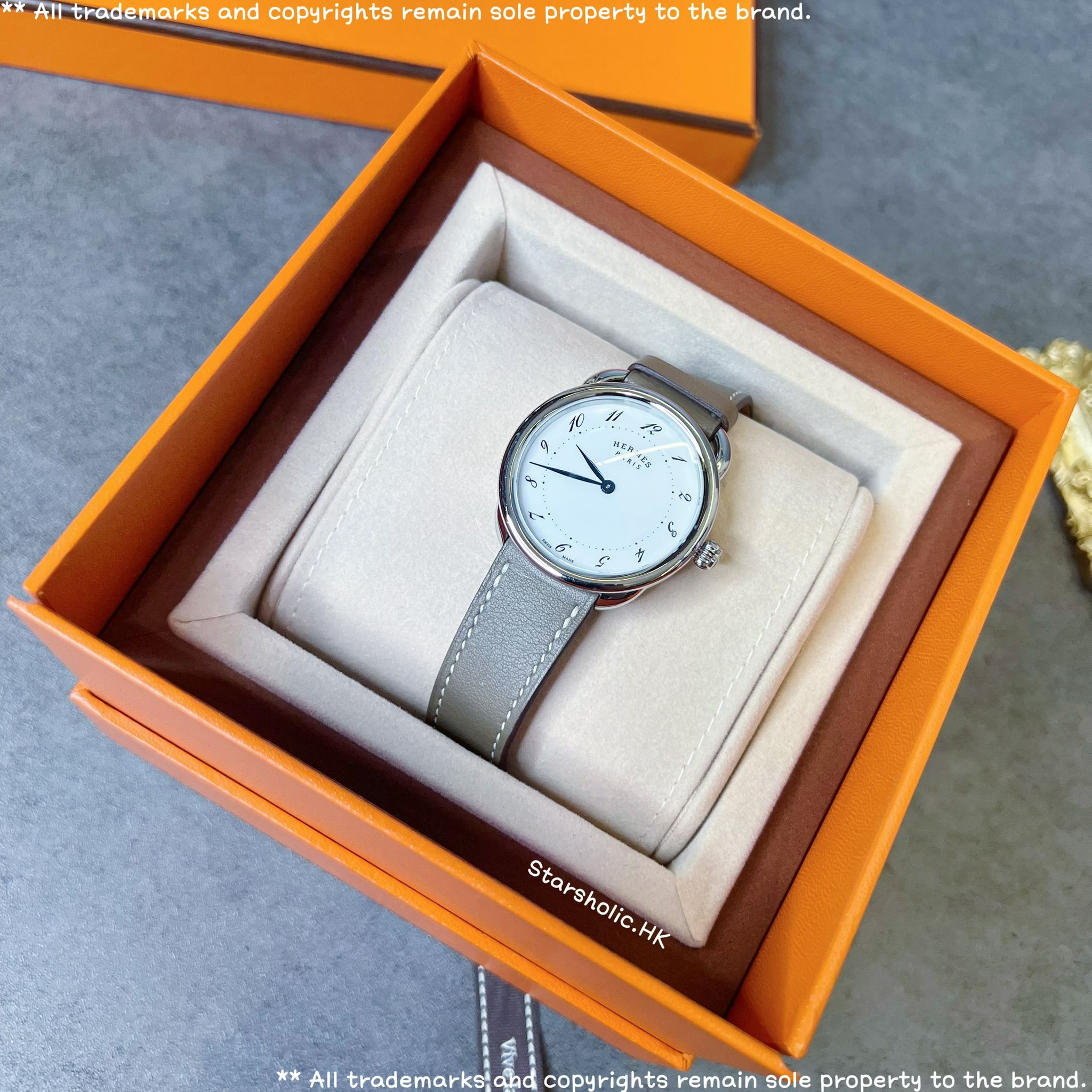 「SOLD」 HERMES Arceau Watch 36mm