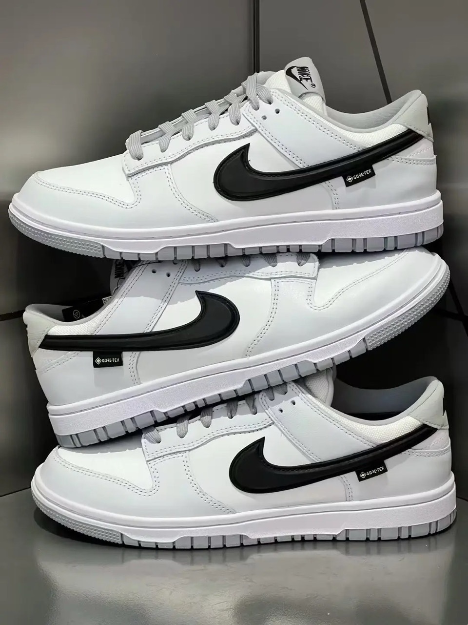 NIKE DUNK LOW GTX 防潑水 淺灰黑 灰黑 灰白 GORE-TEX 機能性 男鞋 HQ2053-100 / 現+預