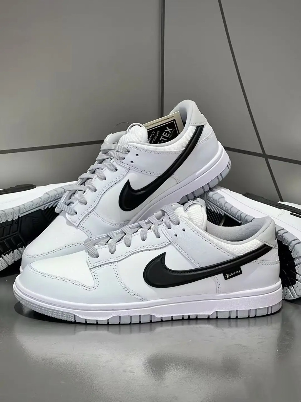 NIKE DUNK LOW GTX 防潑水 淺灰黑 灰黑 灰白 GORE-TEX 機能性 男鞋 HQ2053-100 / 現+預