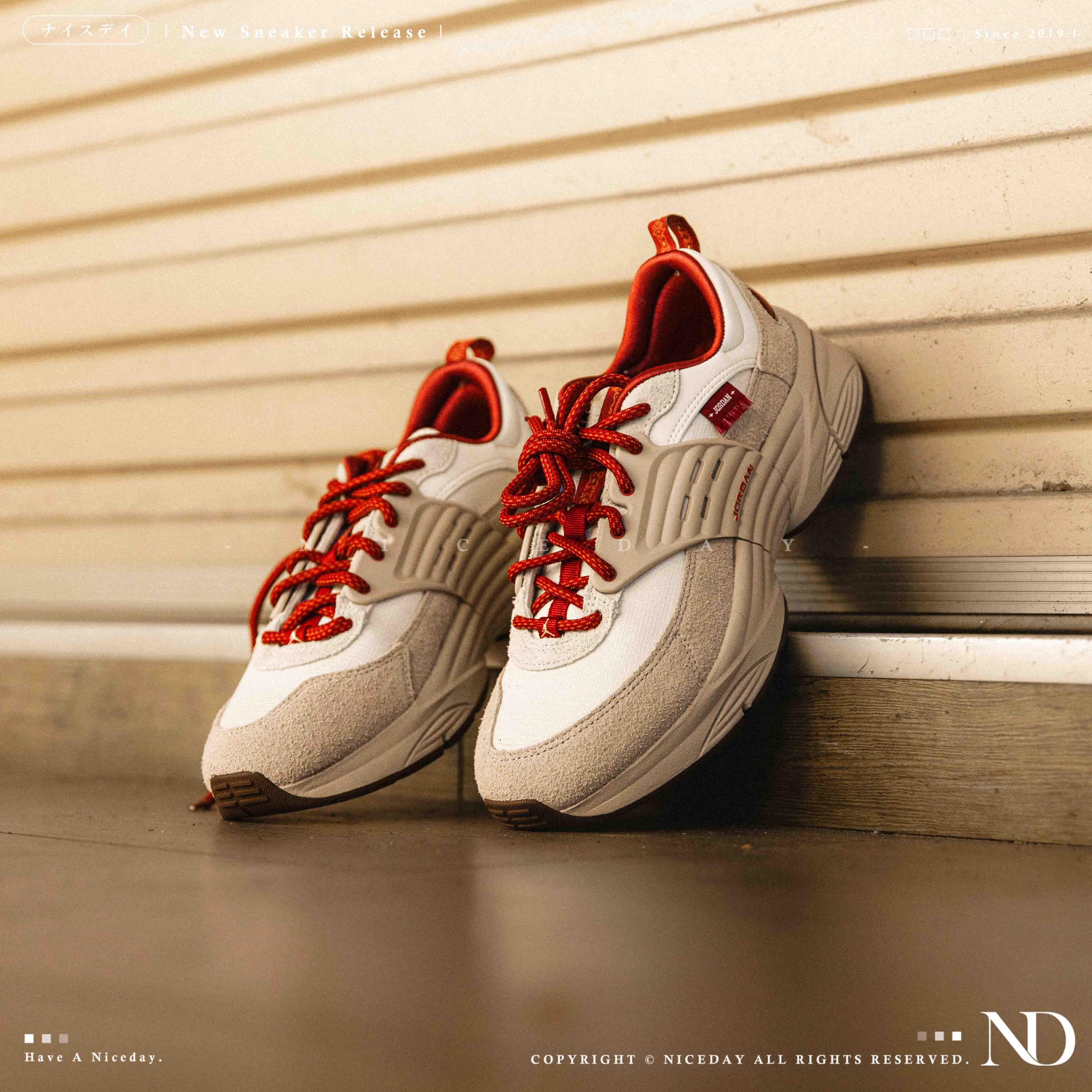 NICEDAY 代購 Nike Jordan Trunner O/S CNY 馬年 新年 春節 麂皮 奶茶 白 紅白 IQ1113-162