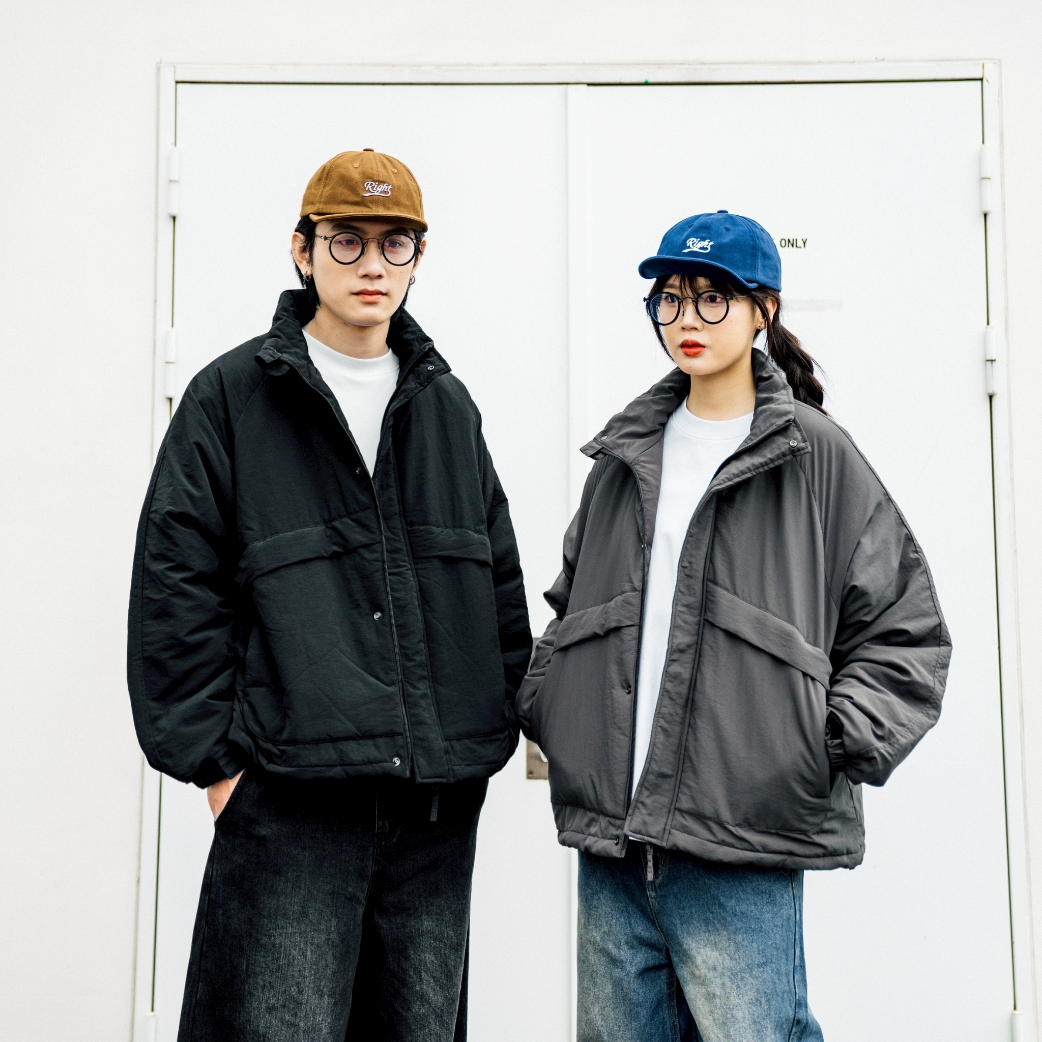 SBG 鋪棉立領口袋拉鍊外套 SB9002