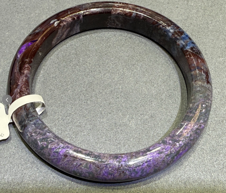 UY073 A73 絲絨幻彩紫舒手鐲 圈口58.3 寬11mm 厚8.4mm