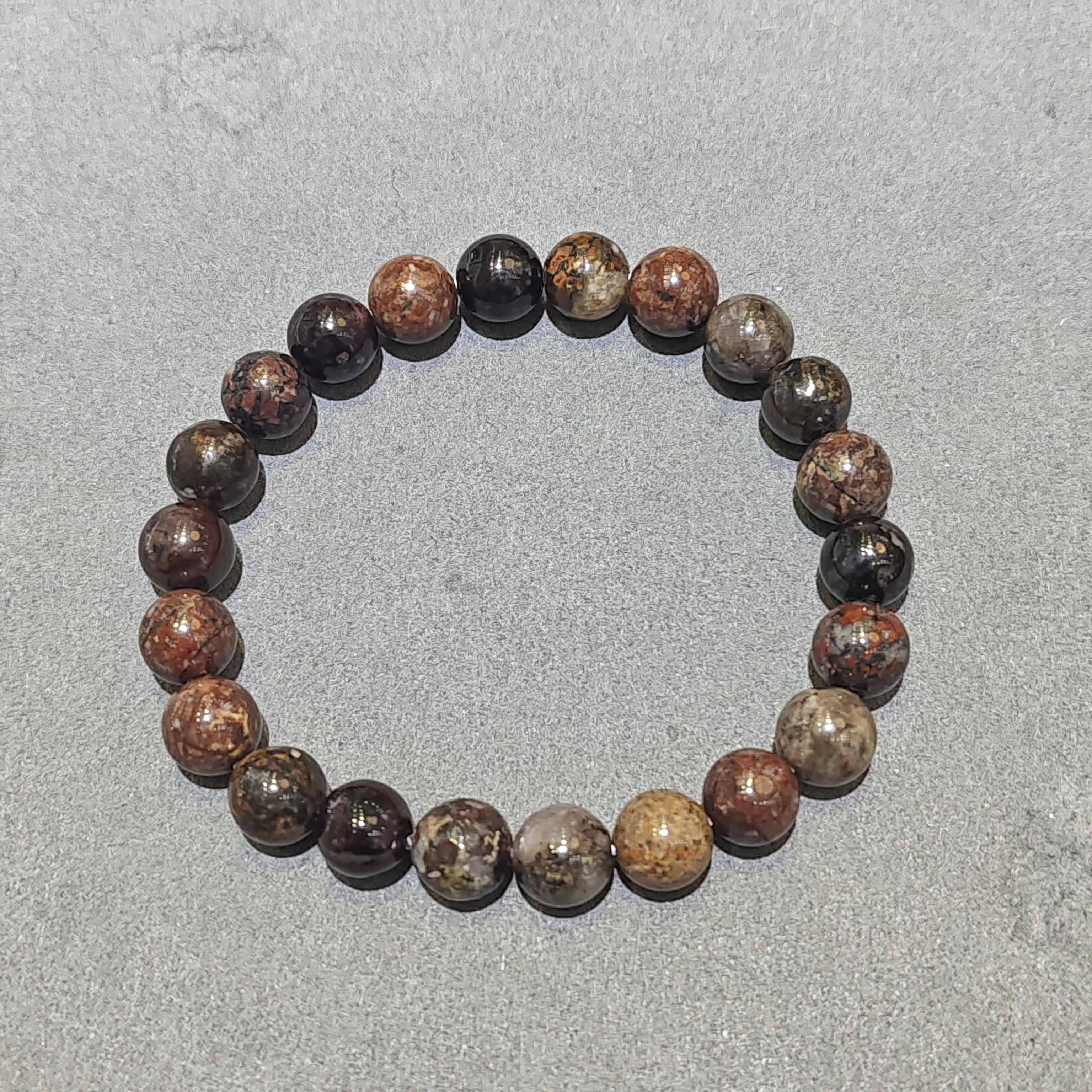 UY008 A8 老料血舒圓珠手串 血舒8mm