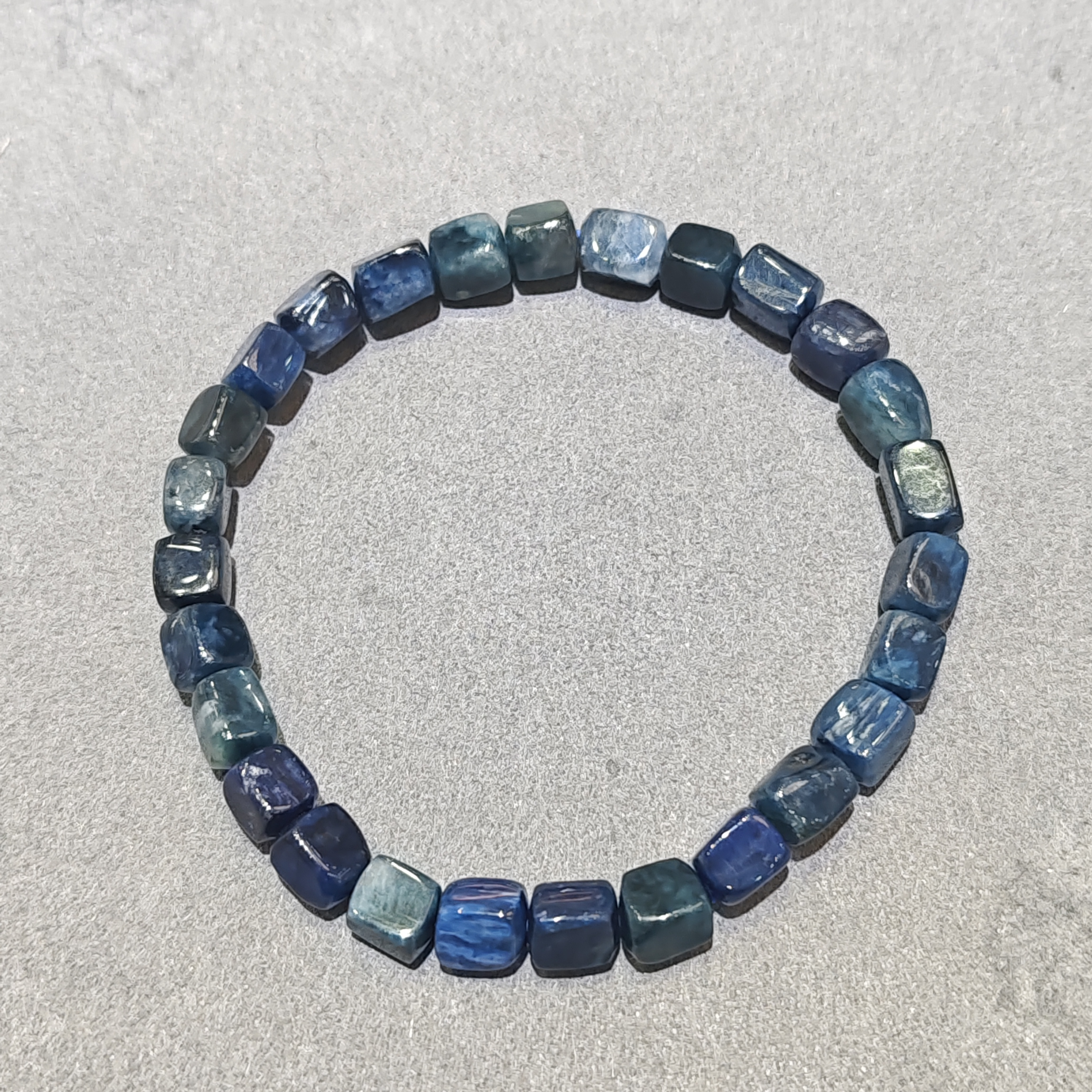 UY009 A9 藍舒方糖隨型手串 藍舒5*6mm