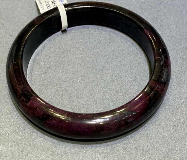 UY066 A66 老油紫手鐲 圈口60.5 寬12.6mm 厚8.7mm