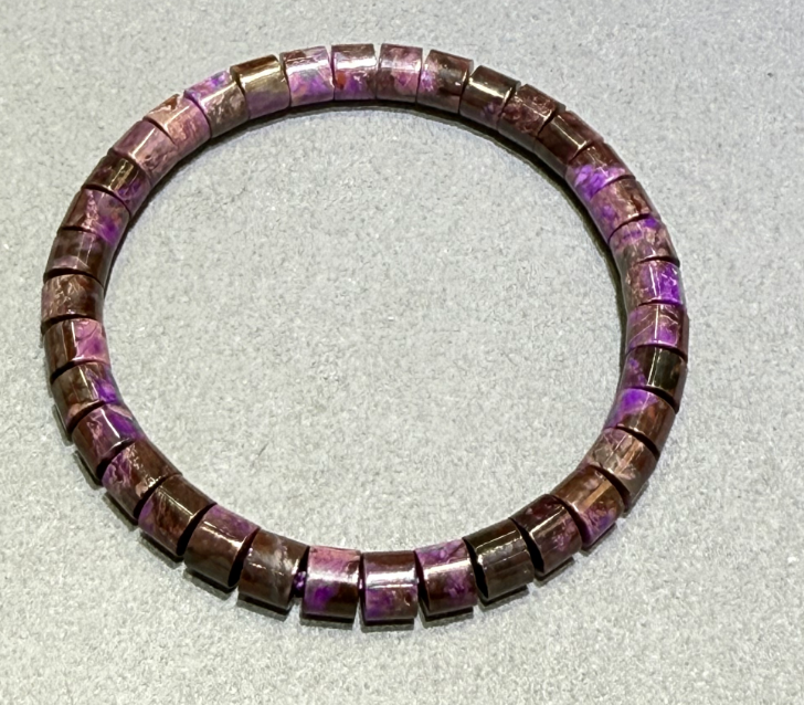 UY059 A59 精工直切絲絨紫手串 紫舒6mm