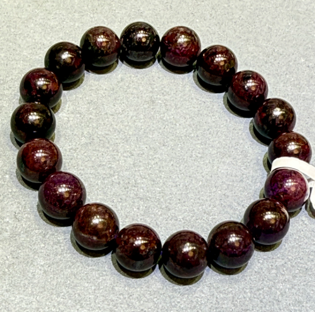 UY045 A45 老油紫圓珠手串 紫舒11mm+