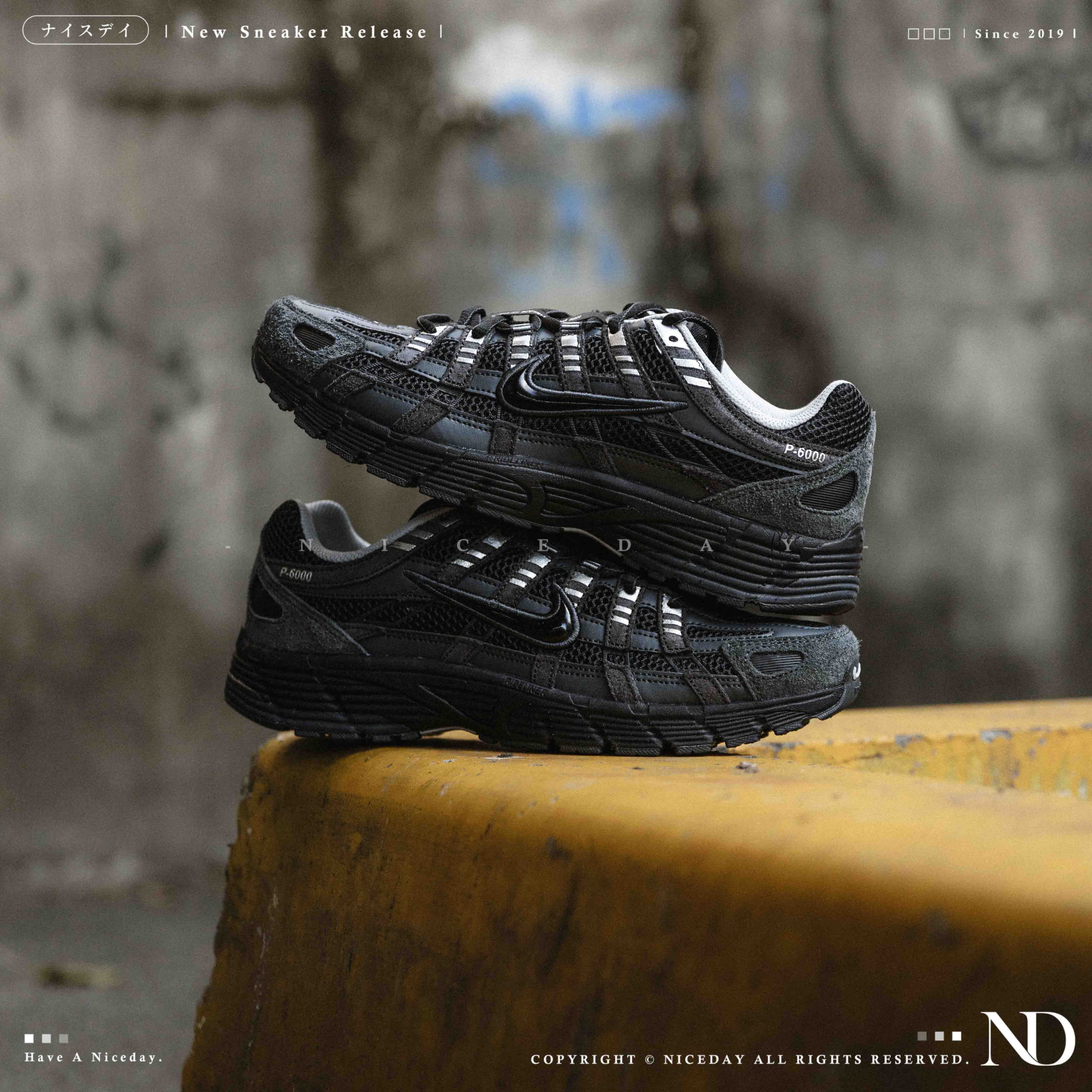 NICEDAY 現貨 Nike P-6000 黑灰 灰黑 灰銀 銀 黑 P6000 黑武士 HF0015-002