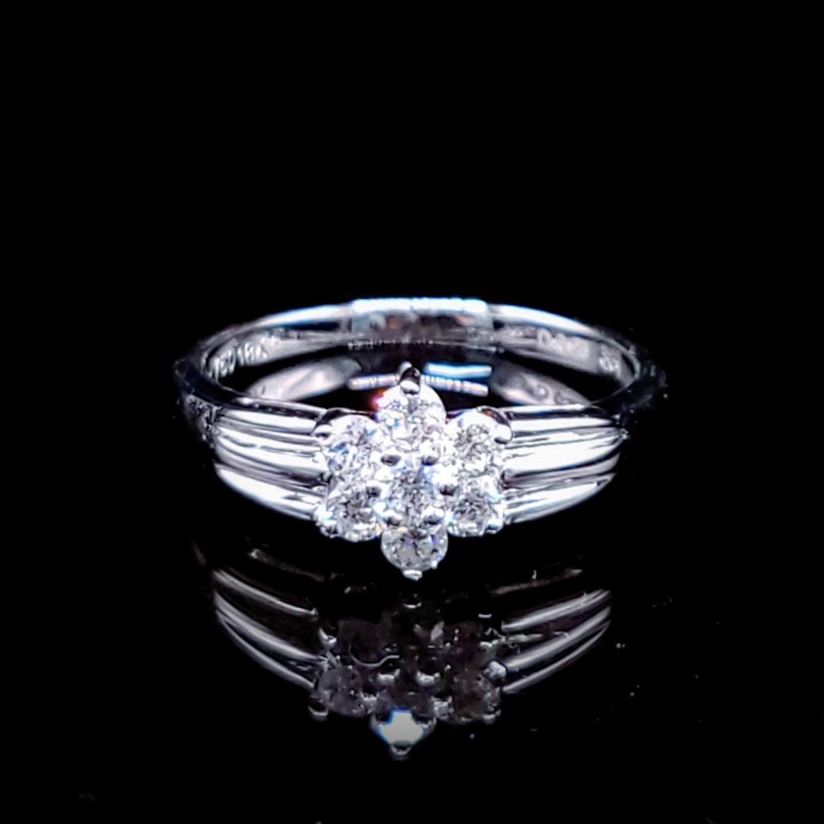 18K White Gold 0.25ct Diamond Ring