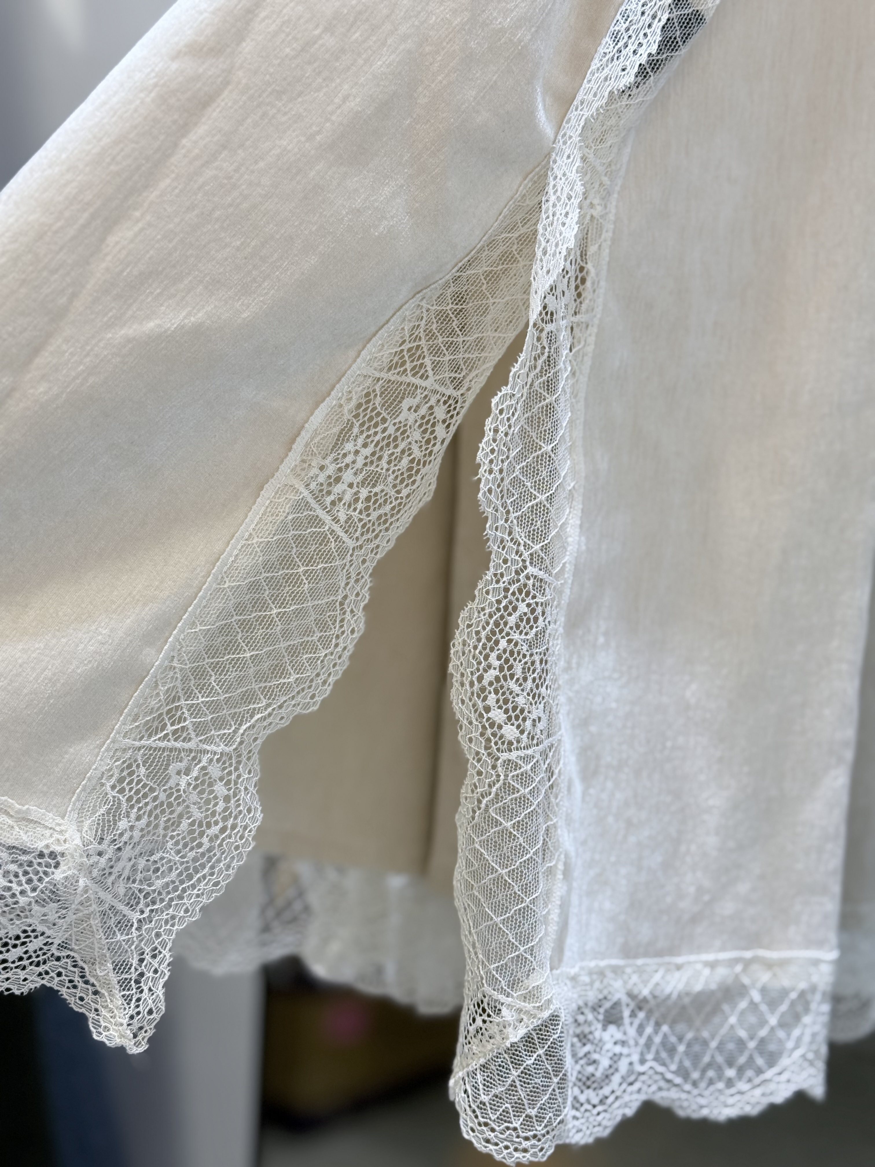 絲絨蕾絲吊帶OPS