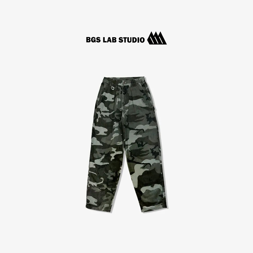 iSNEAKERS｜BGS LAB STUDIOS 迷彩工裝長褲 99058