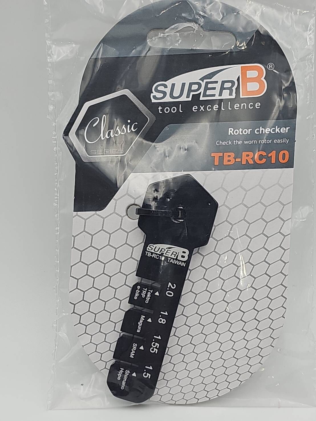 SUPERB TB-RC10 碟盤量測工具 碟盤磨耗測量專用工具 專業碟盤厚度測量工具 SUPER B 工具