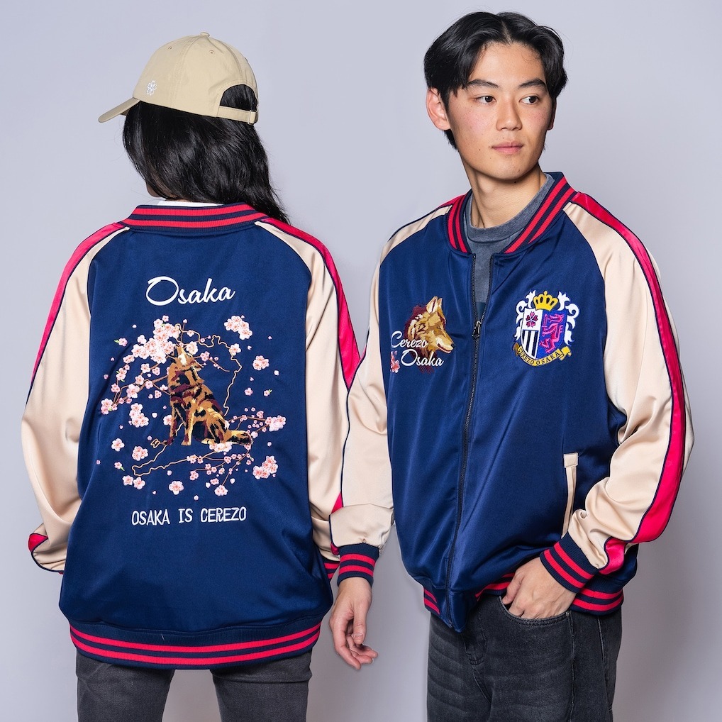 大阪櫻花刺繡外套