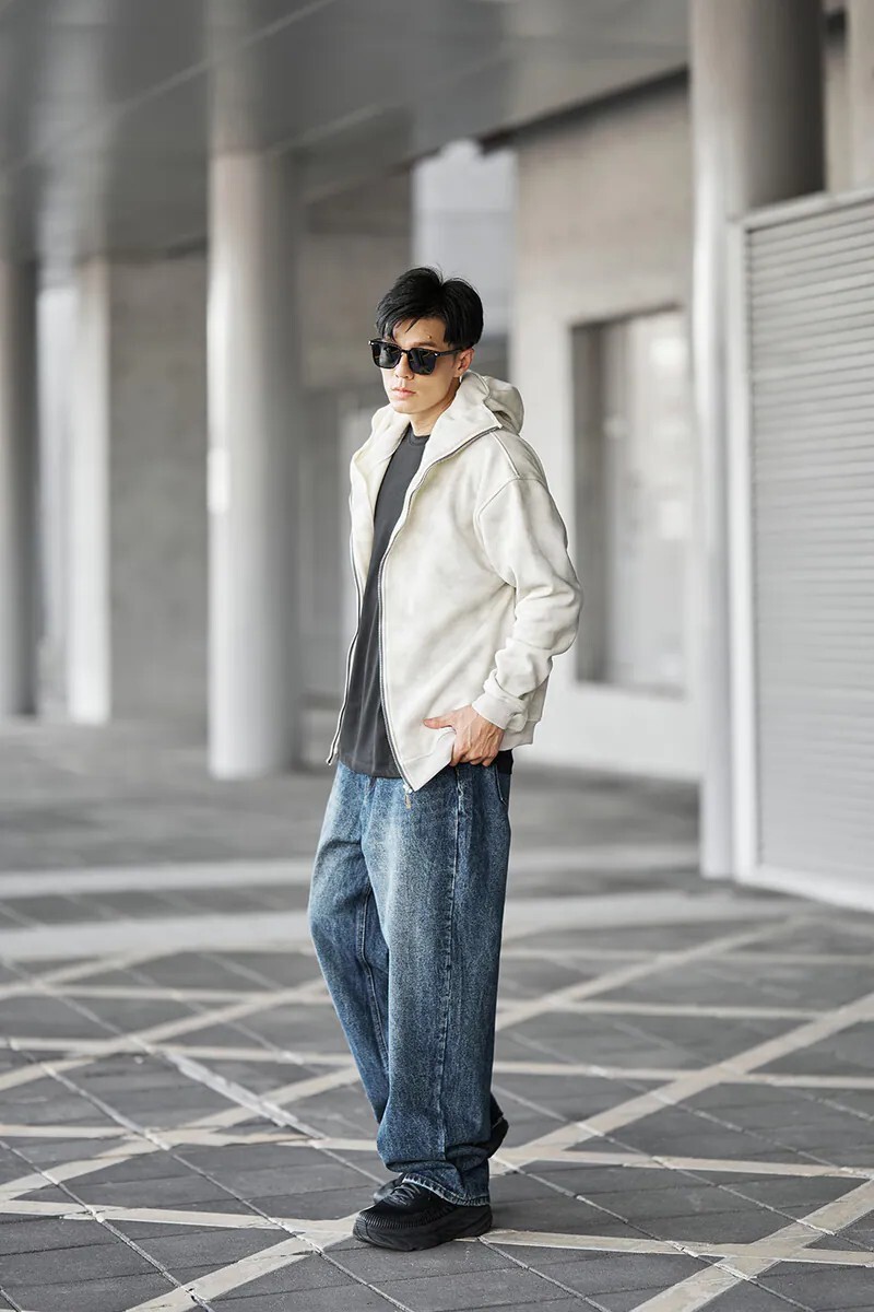 iSNEAKERS｜AGO JEANS 牛仔藍彎刀牛仔褲 99061