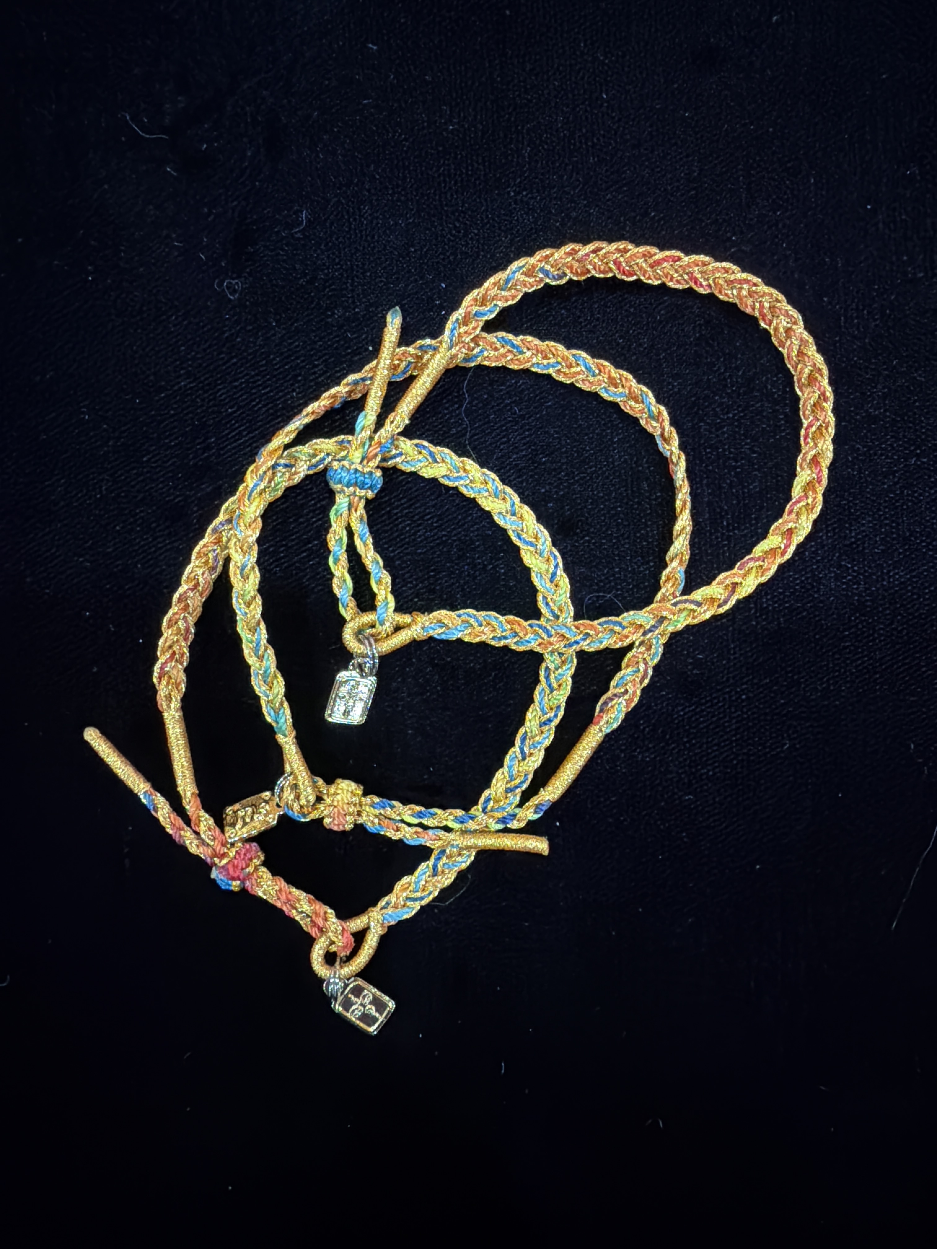 PQ09 雨揚財庫法會加持旺運財神手鍊(三入)