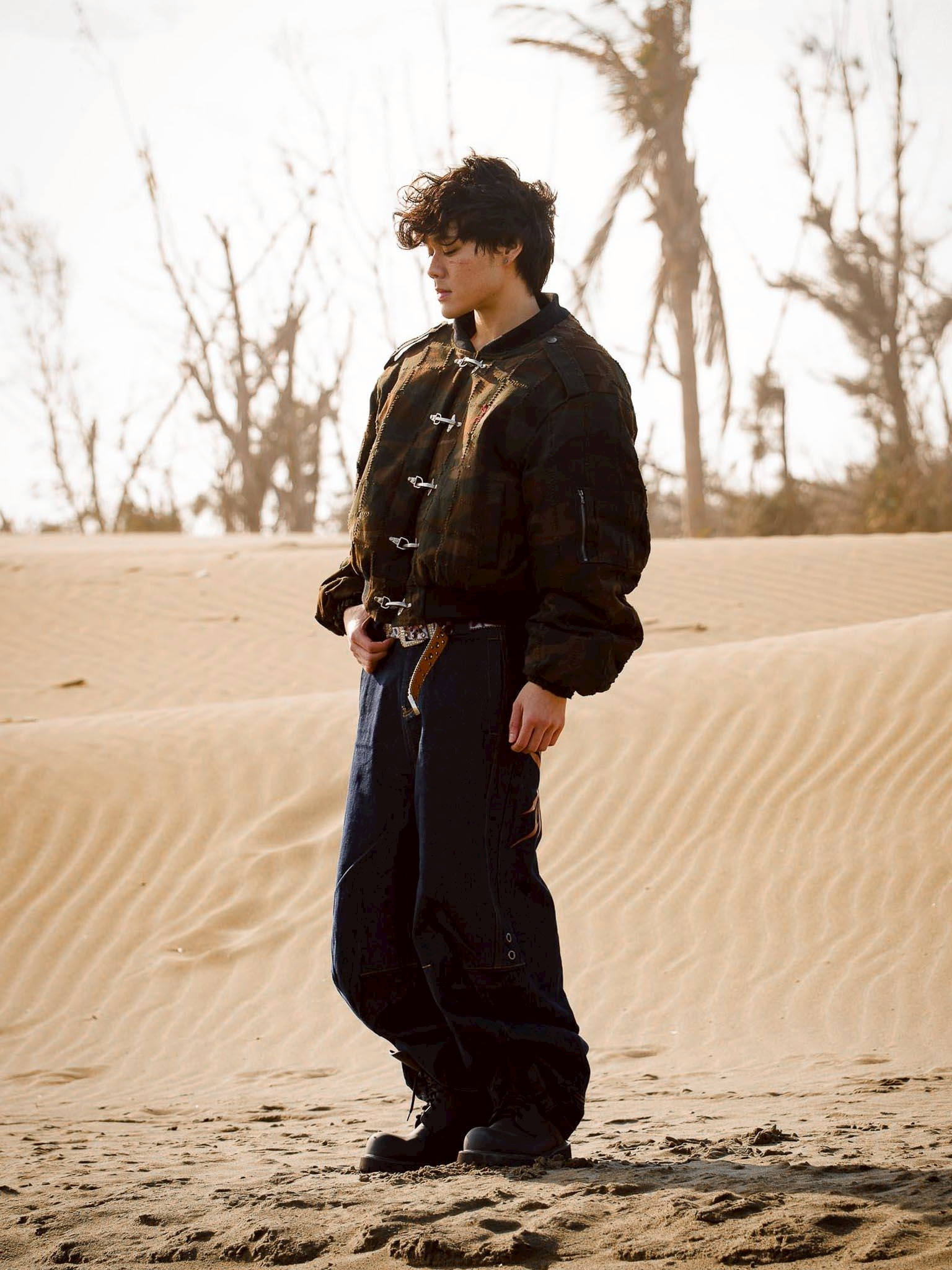 WBI 26AW DUSTLINE / WSS-02 刺繡飛機釦迷彩外套 夾克