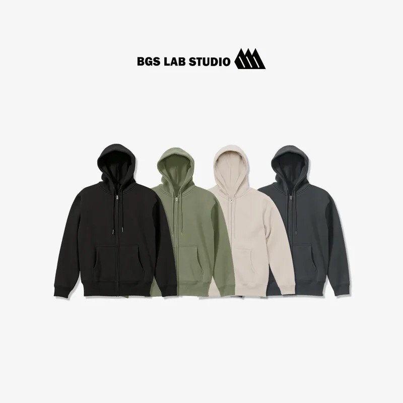 iSNEAKERS｜BGS LAB STUDIOS 卡其連帽外套 99067