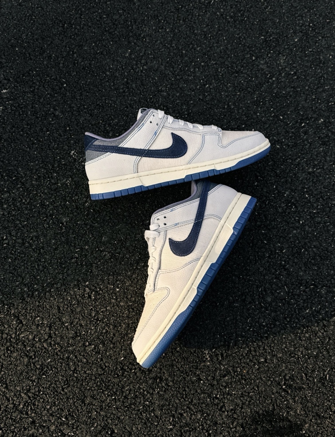 【逢甲 FUZZY】Nike Dunk Low "Blue Void" 米藍縫線 IB6752-101