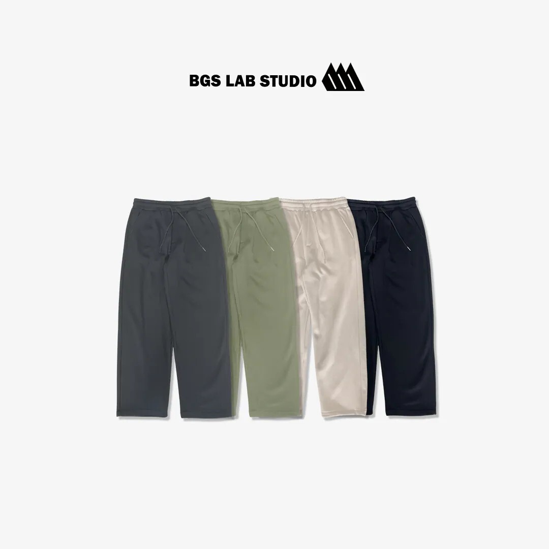 iSNEAKERS｜BGS LAB STUDIOS 卡其長棉褲 99068