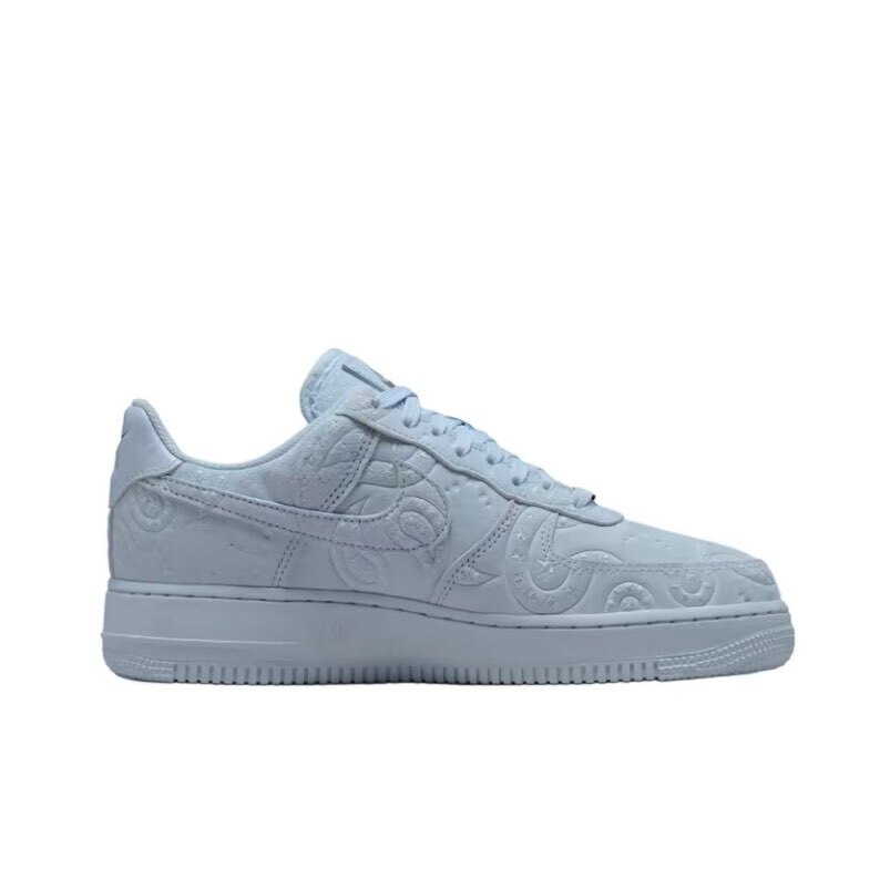 Nike Air Force 1 冰藍腰果花 男女同款 藍色 IO1259-400 FM