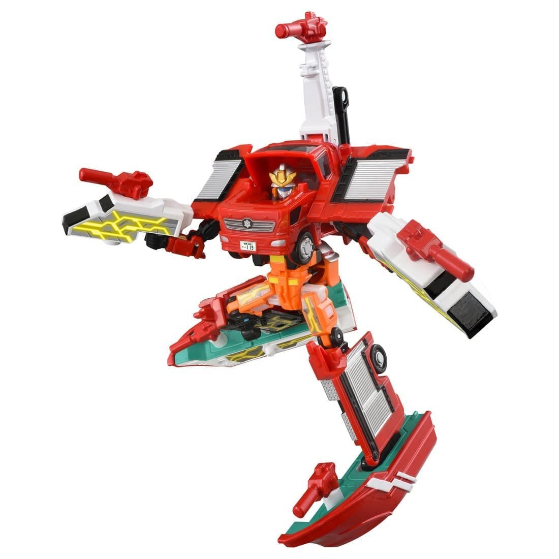 Takara Tomy Tomica Jobraver 2025 消防車 & 消防船 DX套裝