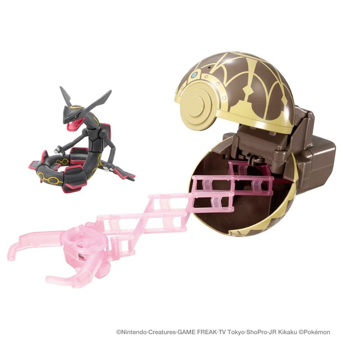 Takara Tomy Pokémon Moncolle Pokedel Z 黑色烈空坐 & 精靈球