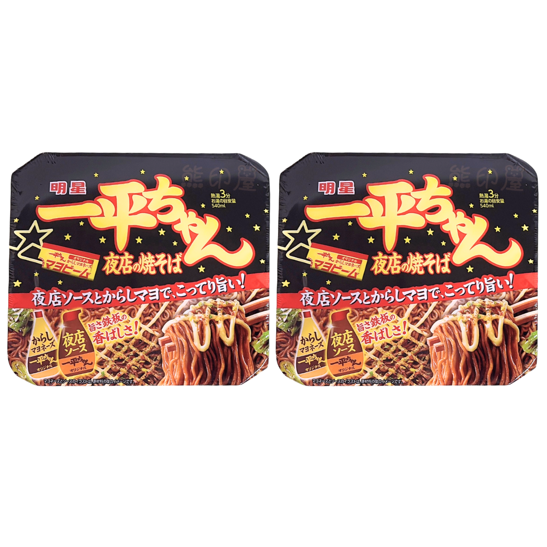 明星一平夜店炒麵 醬油味 (黑) X 2 到期日 2026-6-11