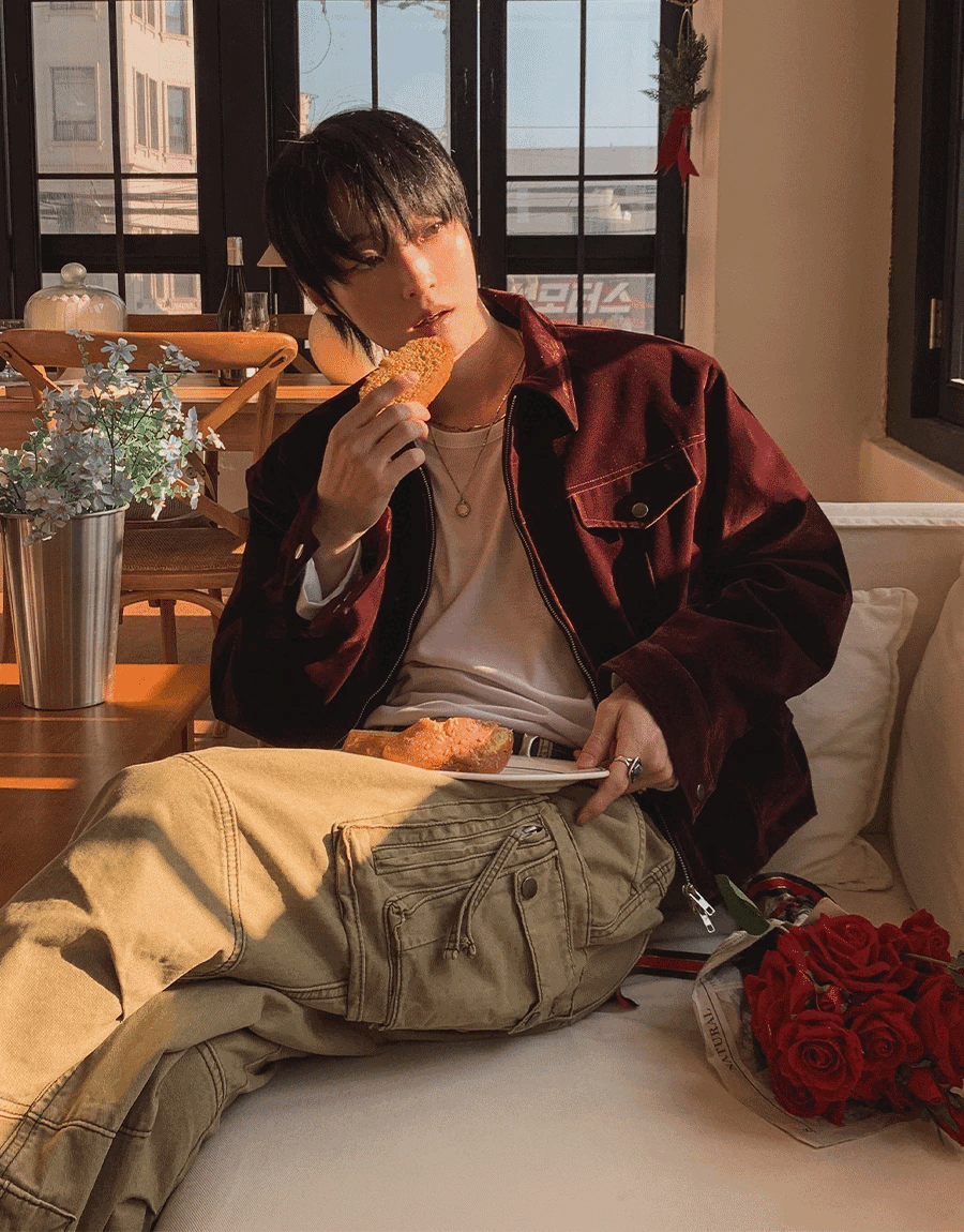 絲絨麂皮牛仔夾克