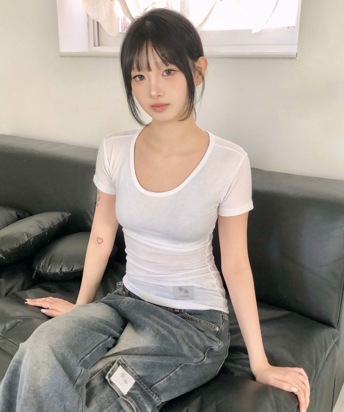 COIRIS CORI  基本款 中長版 短袖 C-P00000BP