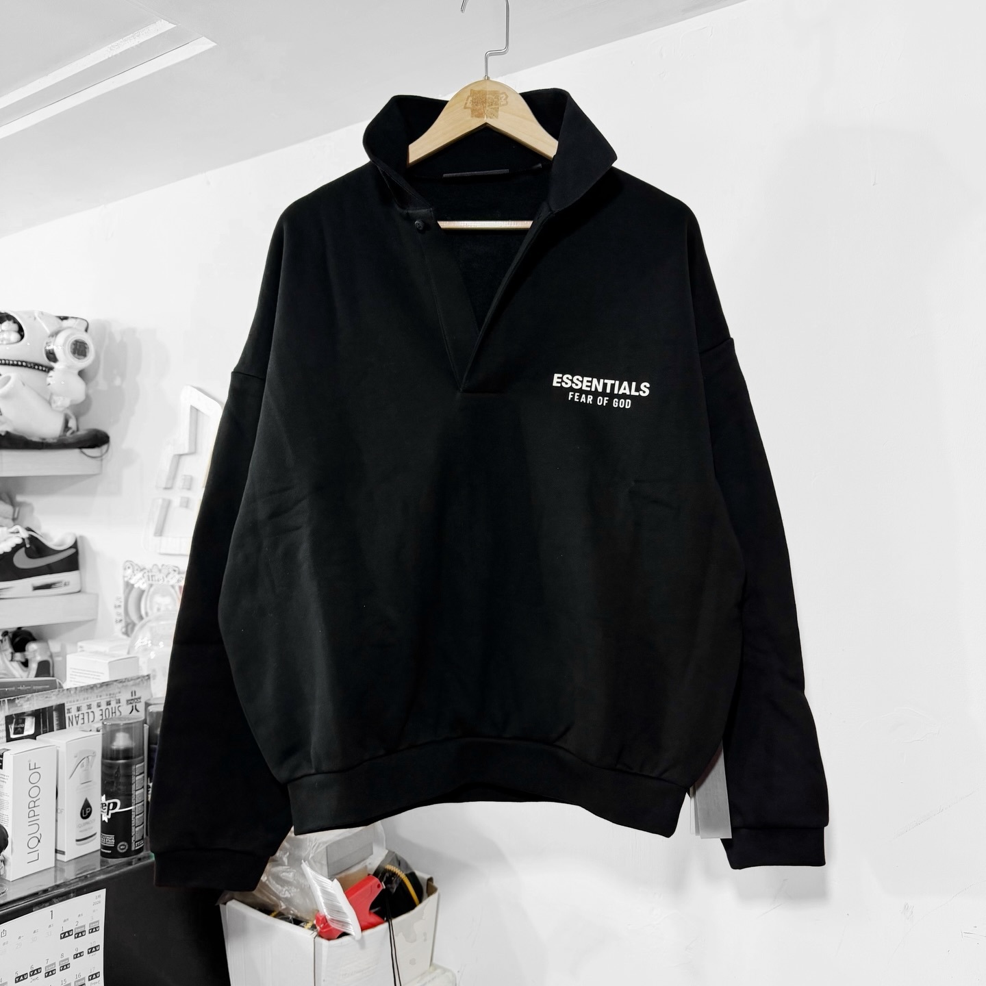 FEAR OF GOD ESSENTIALS FALL24 Fleece Polo 重磅抓絨PoLo 三色