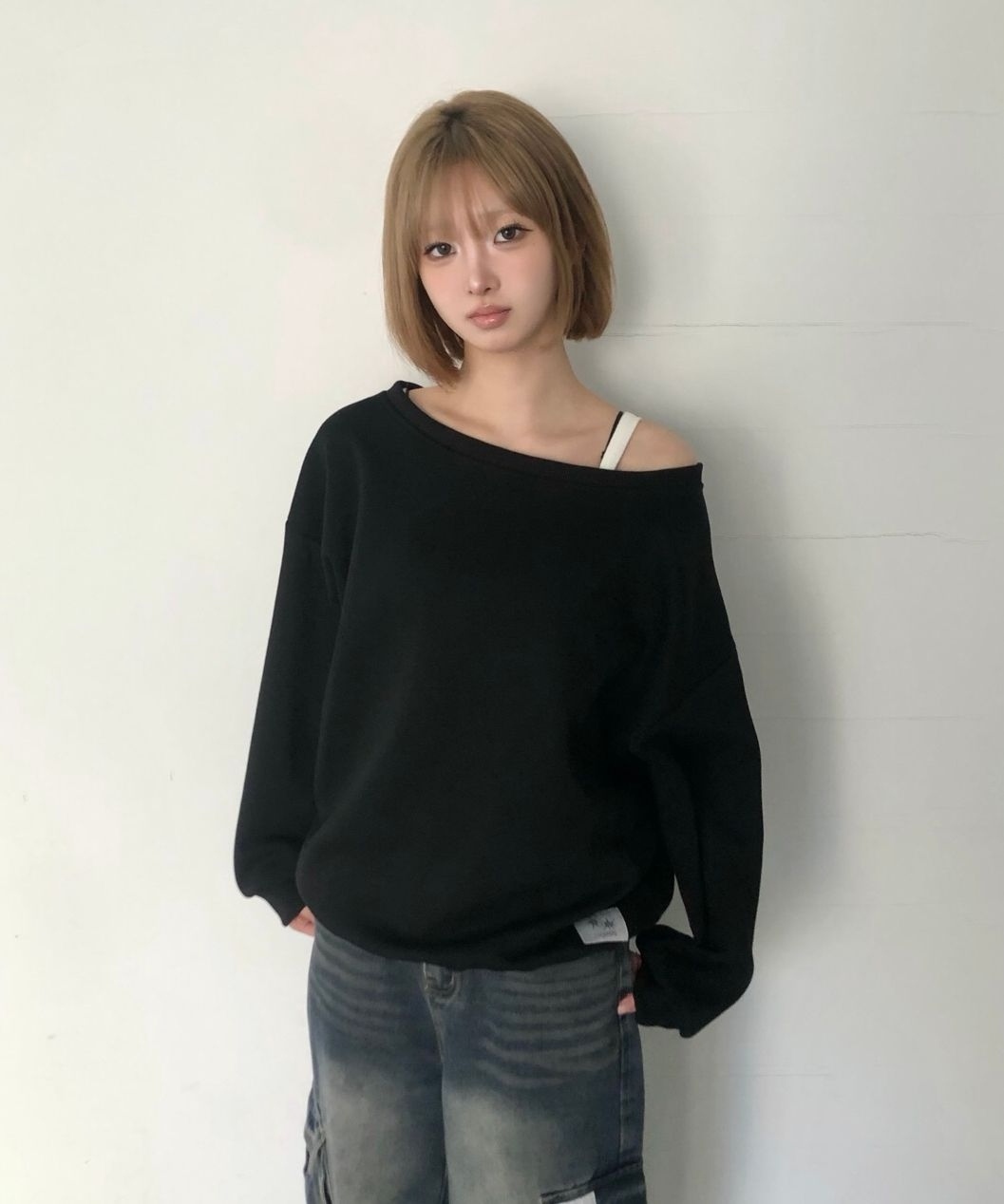 COIRIS LUFFY  單肩 造型 大學T C-P00000BM