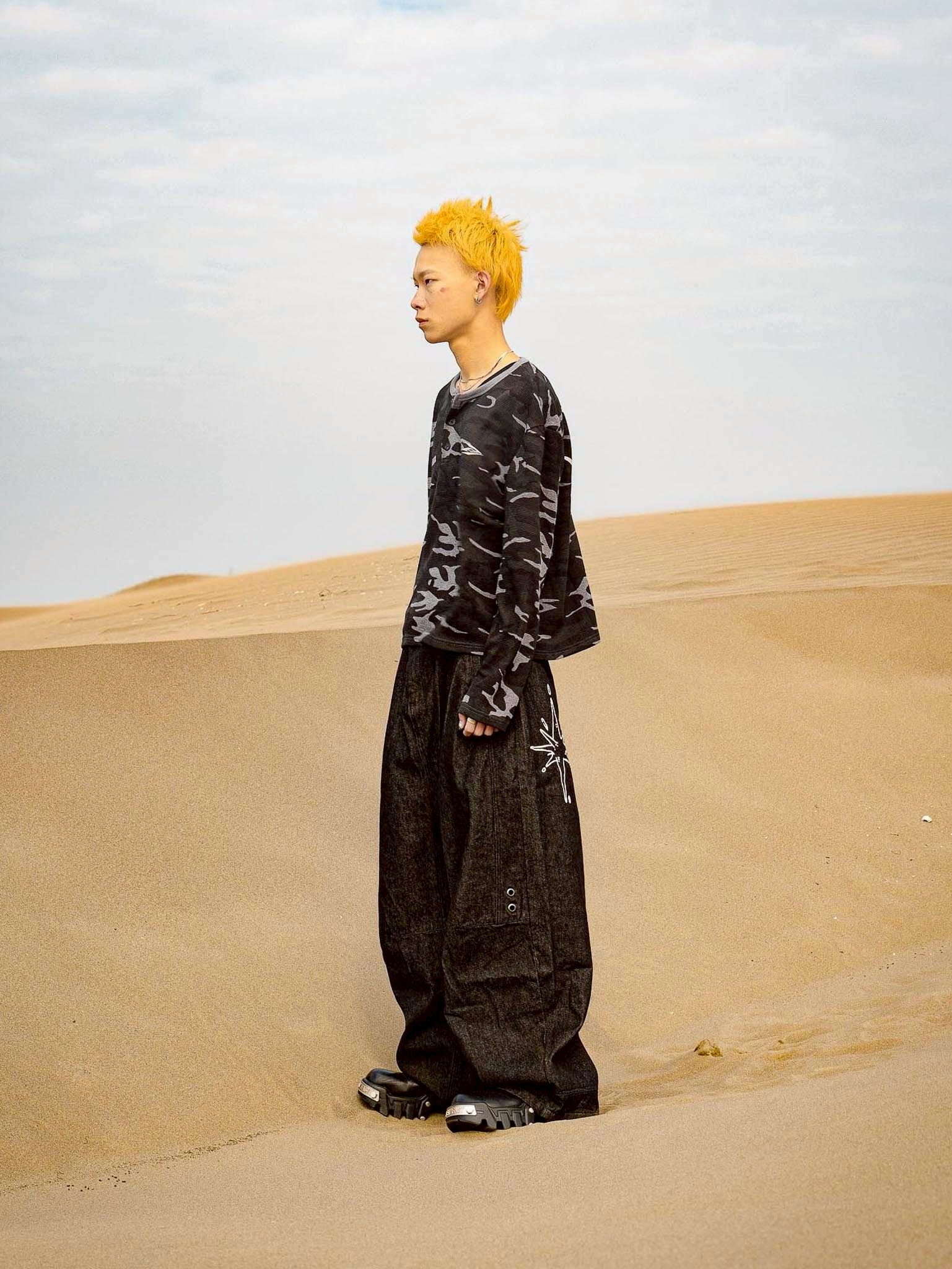 WBI 26AW DUSTLINE / WA-01 華夫格迷彩長袖 薄長袖 CLEANFIT