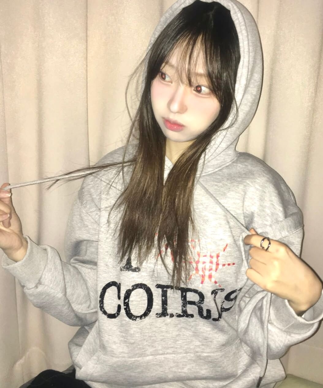 COIRIS SLOO 復古 格紋 Logo 休閒 帽T  C-P00000BH