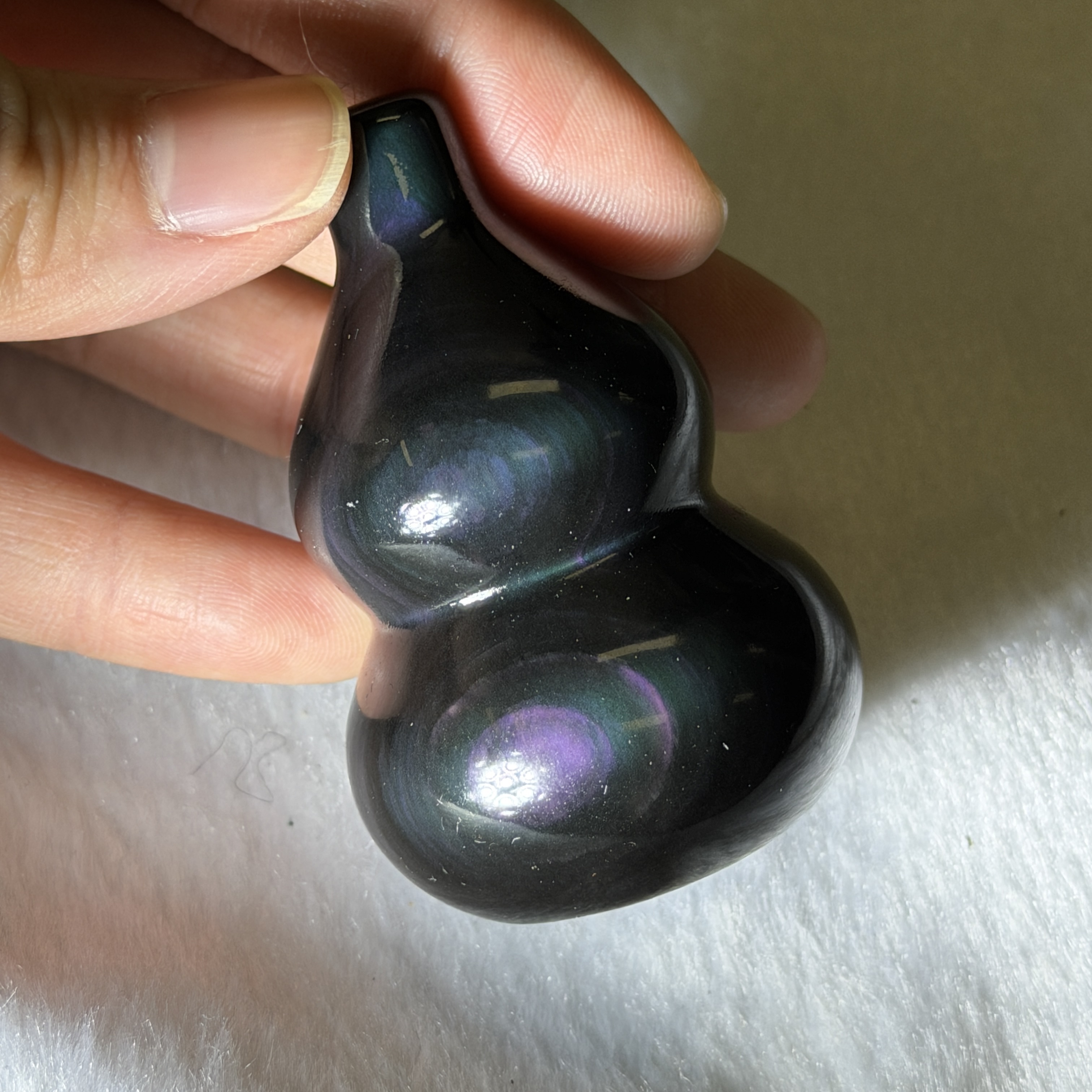 黑曜石葫蘆 6cm RBB1783