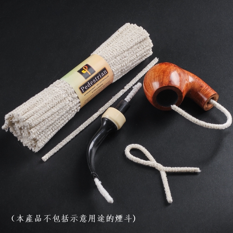 【煙斗配件】3mm、厚實加密、純白/米黃通條