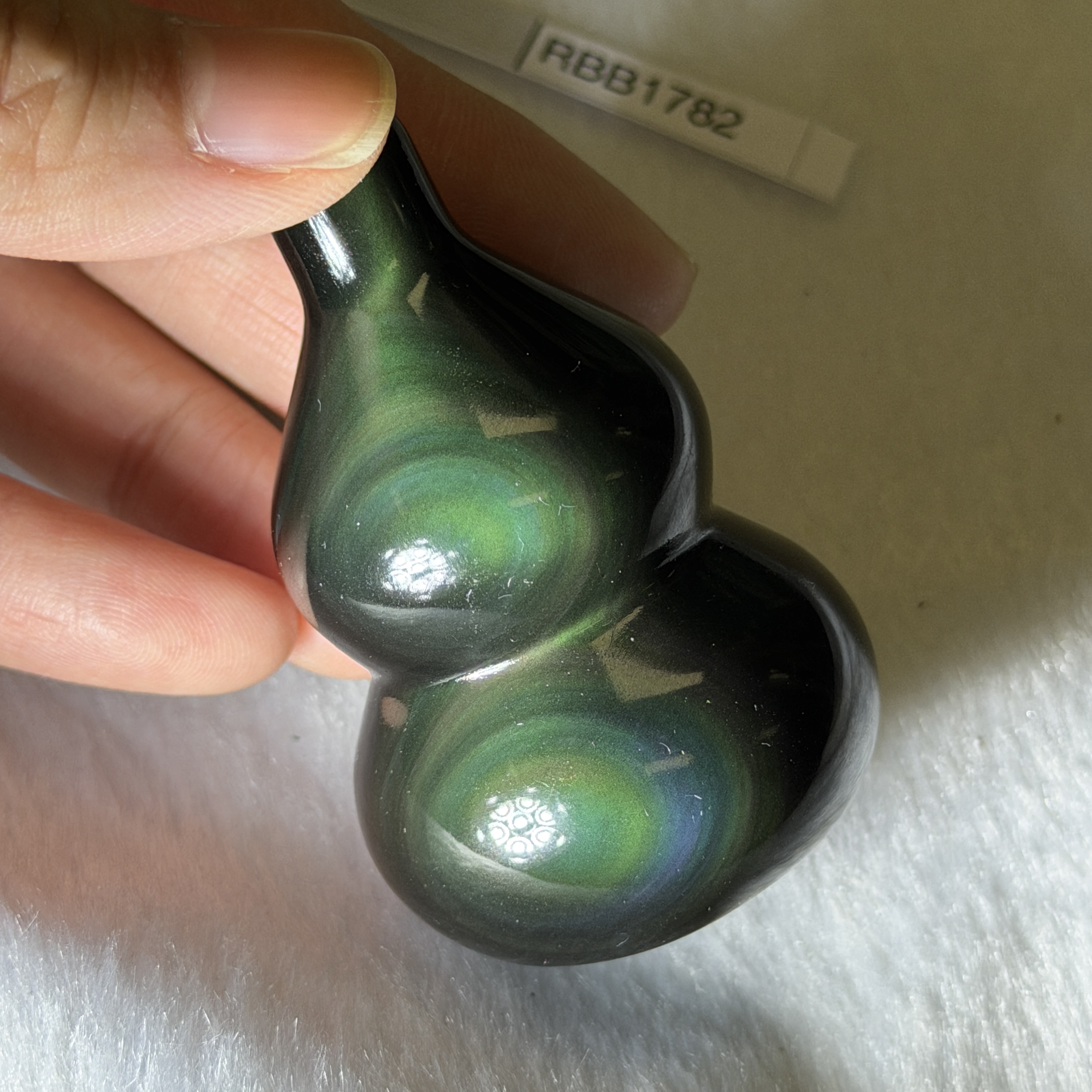 黑曜石葫蘆 6cm RBB1782