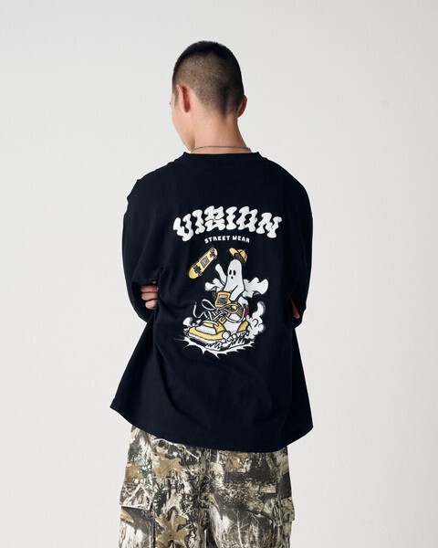 【VISION STREET WEAR】經典球鞋幽靈長袖TEE