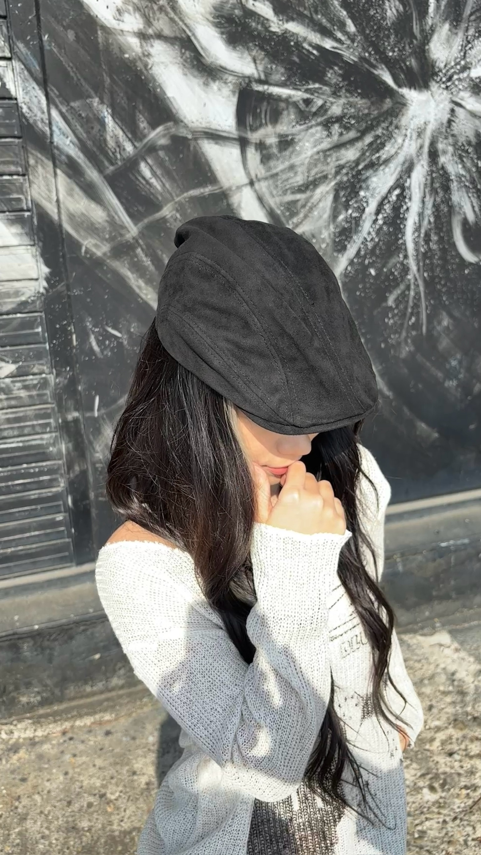 正韓 絨布小偷帽