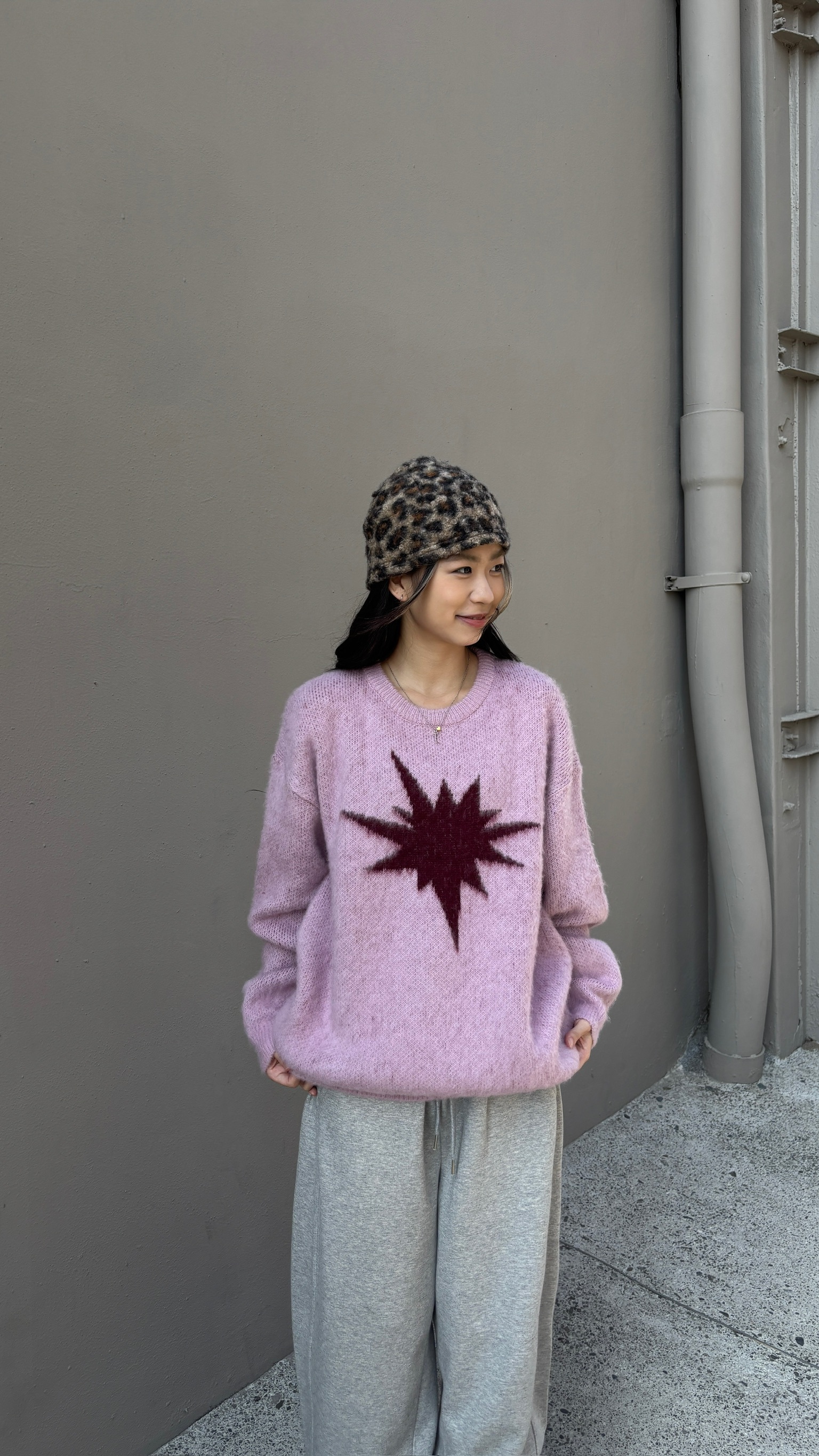 正韓 軟萌星星毛衣  (3colors)