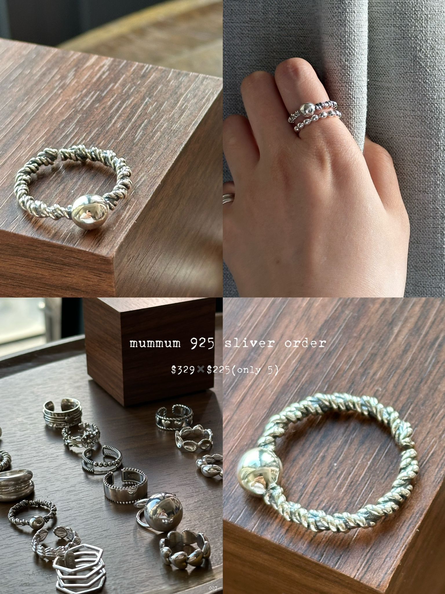 SL13113/減價限定925介指系列