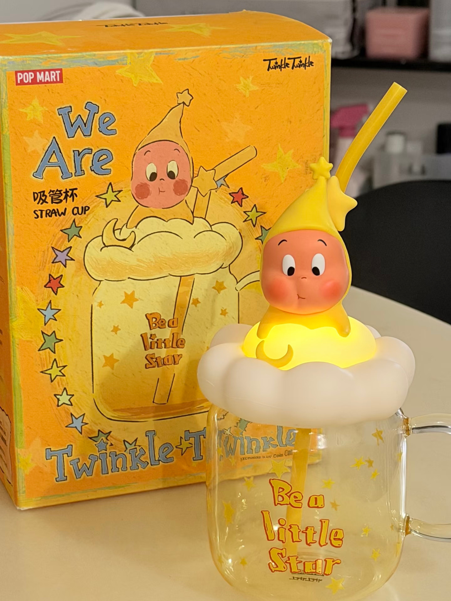 POP MART我們都是星星人系列吸管杯 水杯