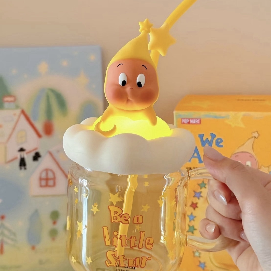 POP MART我們都是星星人系列吸管杯 水杯