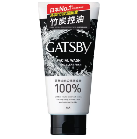 GATSBY 冰爽竹炭潔面膏 130克