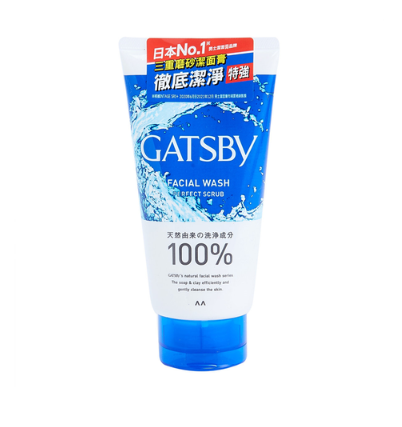 GATSBY 三重磨砂潔面膏130克