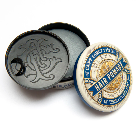 Captain Fawcett's Matt Clay Pomade (藍色錫盒裝) 100g