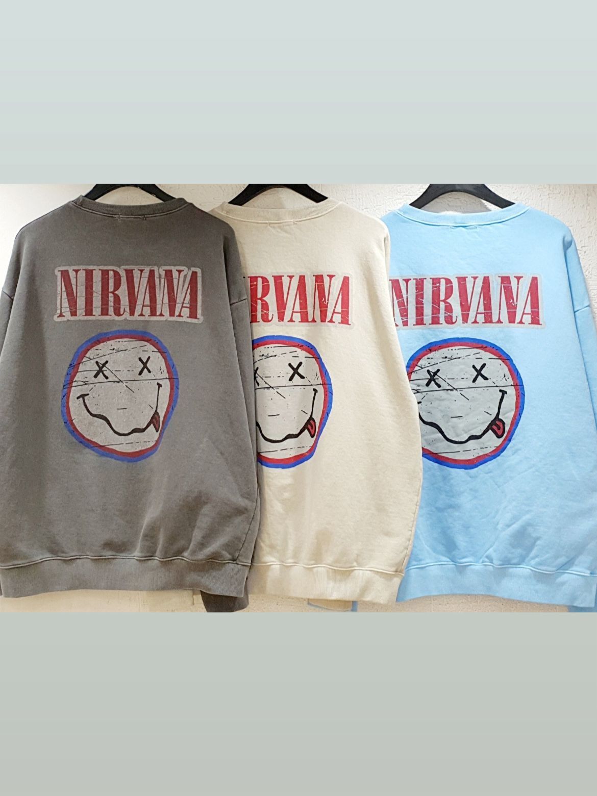 洗水英文字圖案衛衣 US-008T