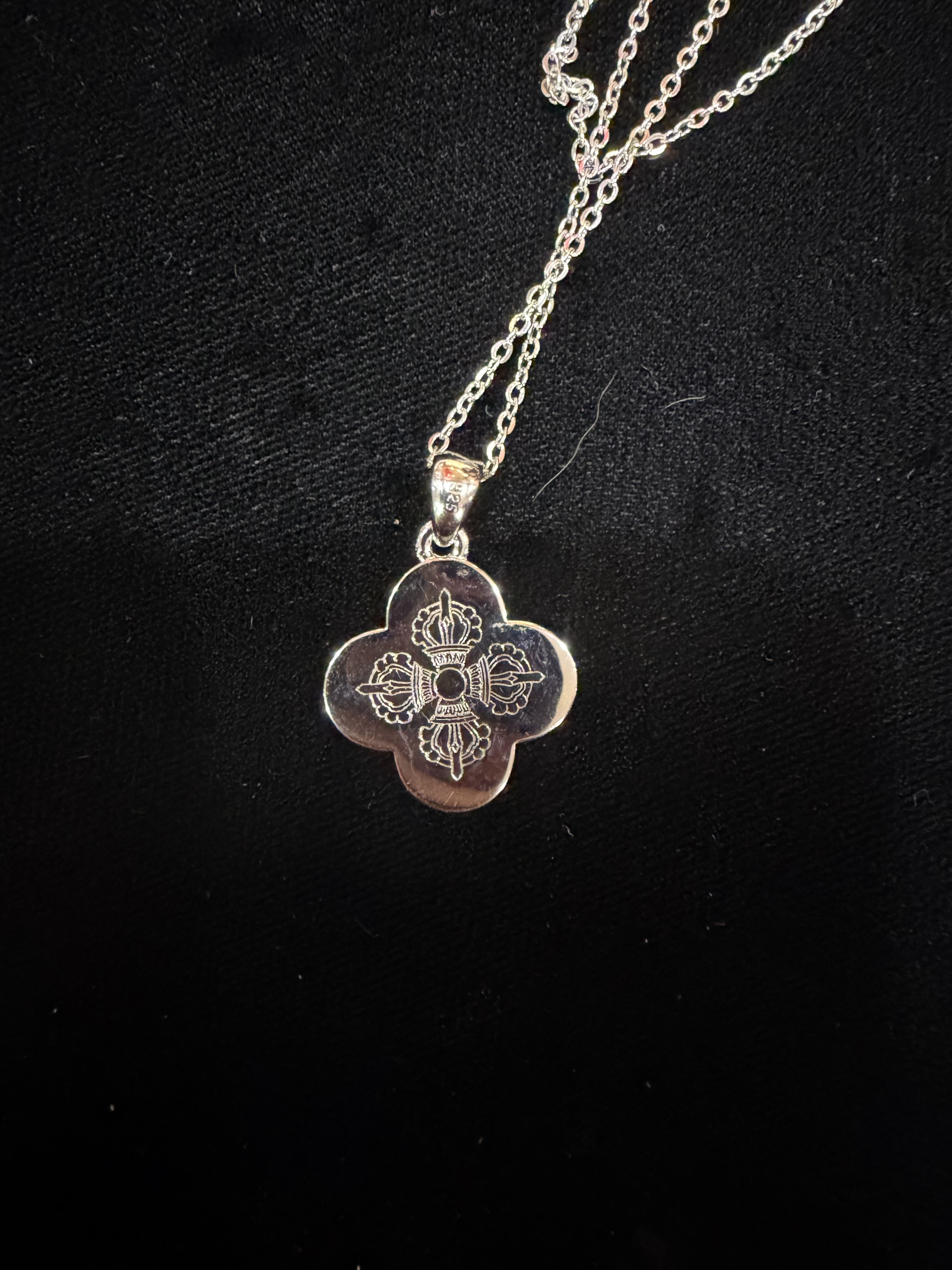 PQ22 八吉祥-如意項鍊(925銀鍍 K金)